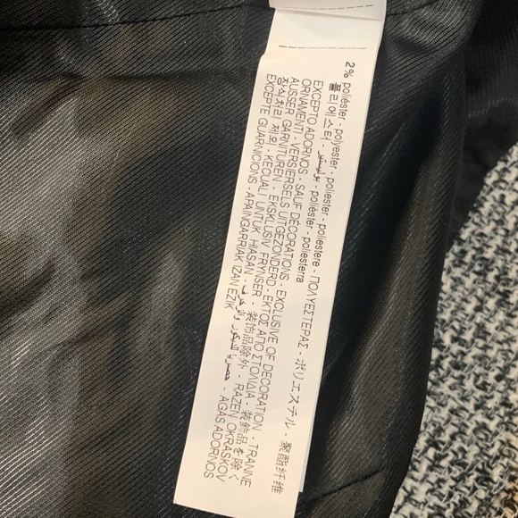 Zara Tweed & Fringe Detail Coat, Sz XS - Picture 8 of 11